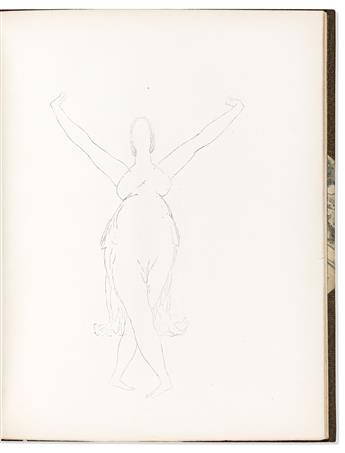 Segonzac, André-Dunoyer de, (1884-1974) Dessins sur les Danses dIsadora Duncan.